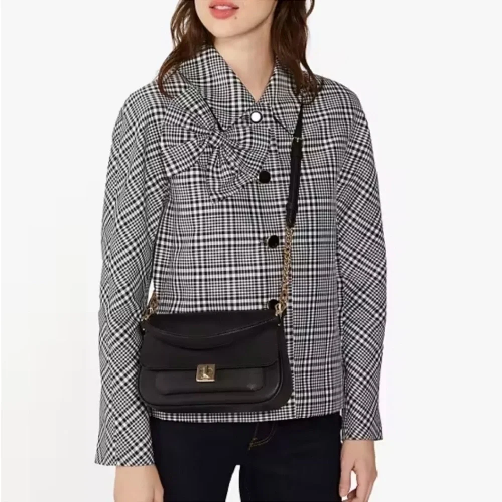 Kate Spade Phoebe Small Flap Crossbody, Black